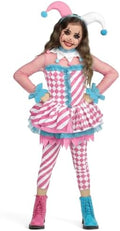 Spooktacular Creations Girls Clown Costume, Halloween Evil Clown Costume, Jester Dress for Girls Halloween