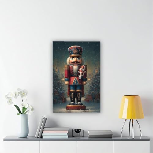 JDBeehpy Big &Small Nutcracker Soldier Canvas Prints Unframed 16x24inch
