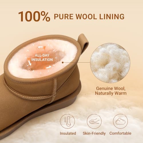 DREAM PAIRS Women's Outdoor Winter Ankle Boots