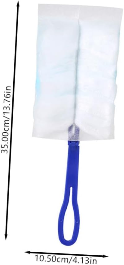 PRETYZOOM Disposable Hand Duster Brush with Handle for Easy Dust Cleaning Versatile Static Duster for Furniture Floors and Ceiling Fans