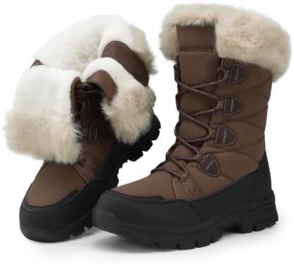 DREAM PAIRS Waterproof Winter Snow Boots Women