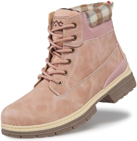 COTTIMO Women's Waterproof Hiking Snow Winter Boots