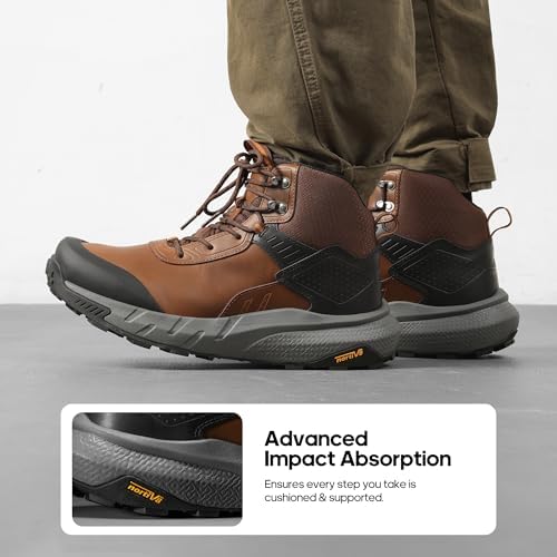 NORTIV 8 Men's Waterproof Military Tactical Work Boots