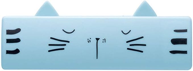 Portable Lint Remover Reusable Clothes Cleaner Pet Hair Sticky Roller Brush Fabric Shaver(Blue)