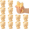 Meooeck 12 Pcs Bear Fidgets Balls for Adults Cute Bear Party Favors