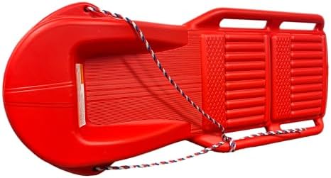 The Original Retro Racer Snow Sled by Confer Plastics, Durable Design for All Ages, Made in USA. Available in Single or 2 Pack