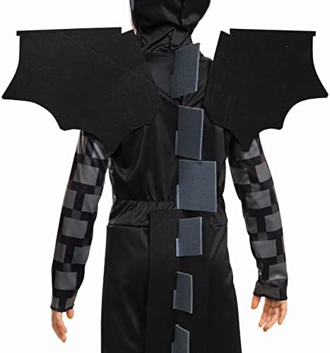 Minecraft Boys' Minecraft Ender Dragon Costume for Kids, Video Game Inspired Character Outfit