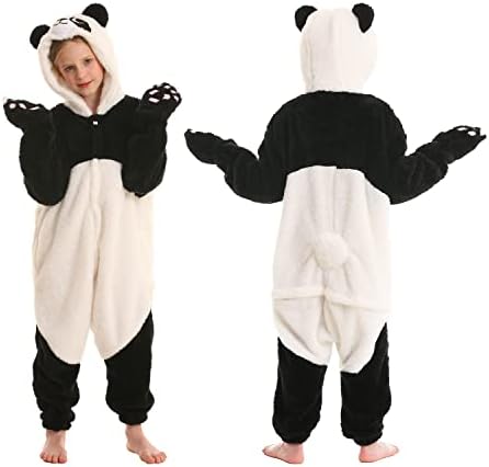 SimZoo Kids Animal Onesie Pajamas Halloween Costumes Cosplay 4-13Y