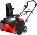 EWORK 20" Corded Snow Blower, 15 Amp Electric Snow Blower w/Dual LED Lights