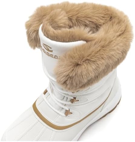 HOBIBEAR Women's Winter Snow Boots Warm Faux Fur