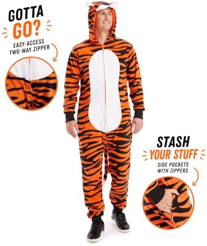 Tipsy Elves Men's Animal Halloween Jumpsuit Costume for Adults