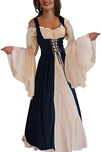 ABaoWedding Womens's Medieval Renaissance Costume Cosplay Over Dress