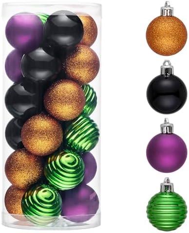 Valery Madelyn 24ct Halloween Ornaments Tree Decorations Indoor 1.6 Inch