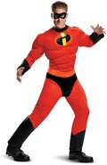 Disguise The Incredibles Mr. Incredible Deluxe Costume, Official The Incredibles Costume for Adults