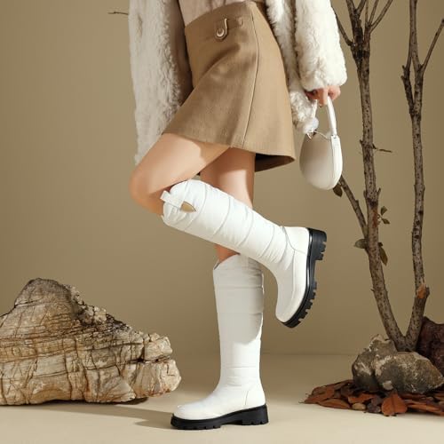 Women's Snow Boots Knee High Warm Winter Shoes