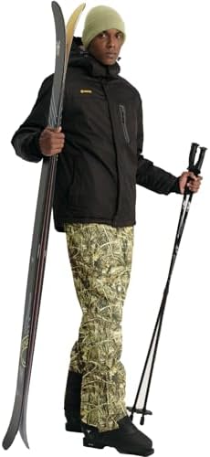 GEMYSE Men's Insulated Ski Bib Overalls Waterproof Snow Pants