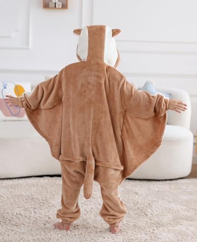 One Piece Pajamas Animal Kids Onesie, Animal Pajamas Halloween Cosplay Costume for Girls Boys