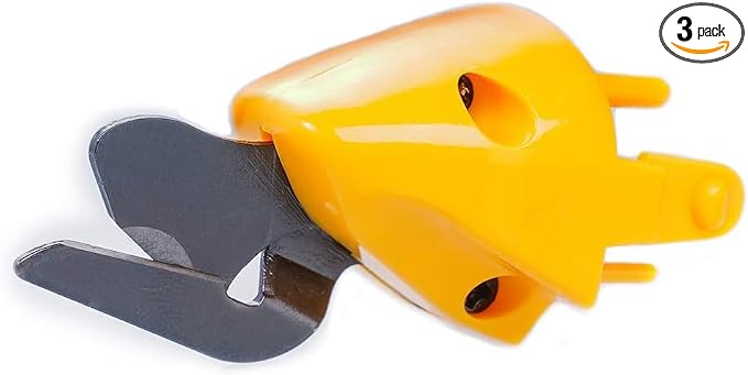 Premium Tungsten Carbide Replacement Blades for Electric Fabric Scissors, Compatible with ASIN B0FRMNGMWG & Others, Professional Shoe Blades for Sewing Leather Craft Cutting Tools(Sharp scissor head)