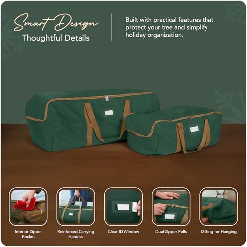 Covermates Christmas Tree Duffel Bags, 2-Pack, Fits 3 ft & 5 ft Trees