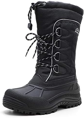 ALEADER Men's Winter Waterproof Insulated Shell Warm Inner Comfortable Outdoor Snow Boots