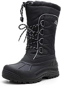ALEADER Men's Winter Waterproof Insulated Shell Warm Inner Comfortable Outdoor Snow Boots