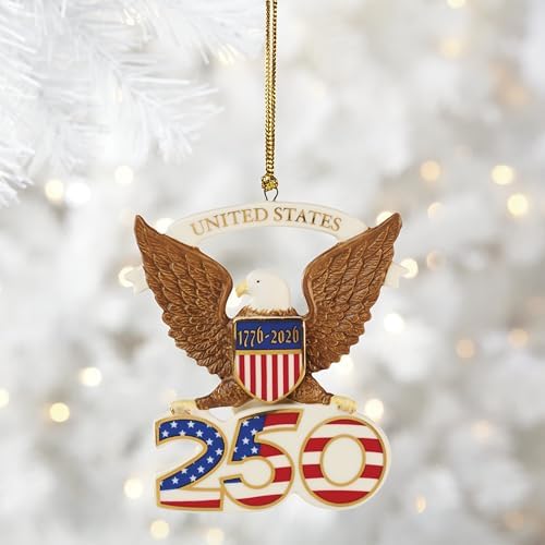 Lenox America's 250th Anniversary Eagle Hanging Christmas Ornament