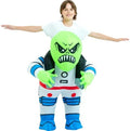 One Casa Inflatable Alien Costume for Kids,Blow Up Halloween Suit