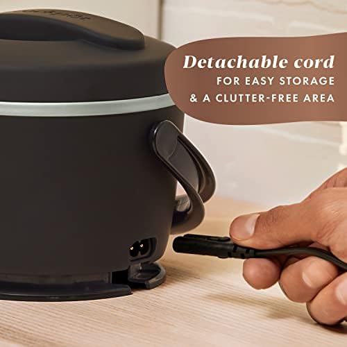 Crock-Pot Electric Lunch Box 20-Ounce Portable Food Warmer Black Licorice Perfect for Travel On-the-Go & Office Use (Pack of 4)