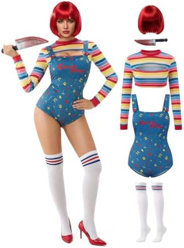 Spooktacular Creations Halloween Costume Adult Women Killer Doll Costume
