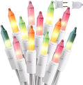 BrizLabs Pastel Easter Lights, 34.8ft 150 Count Multicolor Pastel Lights