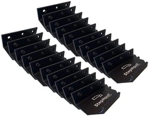Hands Free Door Opener – 20pk No Touch Door Foot Pull & Commercial Touchless Door Opener Tools for Bathroom (Black - 20 Count)