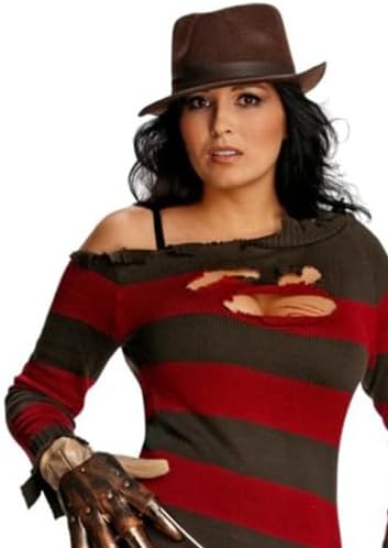 Rubies at Party City A Nightmare on Elm Street: Freddy Krueger Costume for Adults, Women's Costume