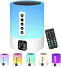 Alarm Clock Bluetooth Speaker, Sound Machine, Night Light, Teen Girl Gifts