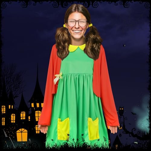 Panitay 7 Pcs Women's Halloween Comedy Costume Outfits
