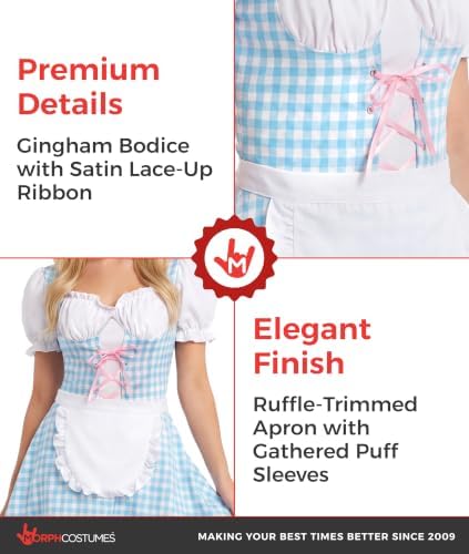 Morph Little Bo Peep Costume Women, Milkmaid Costume Women