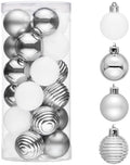Valery Madelyn Small Christmas Tree Decorations Ball Ornaments 24ct 1.57"