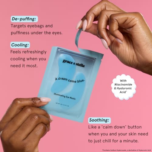 grace & stella Award Winning Eye Patches for Puffy Eyes