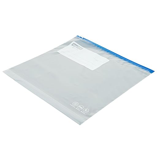 Restaurantware Bag Tek 1 Gallon Freezer Slider Bags 1000 Disposable Zipper Pouch Bags - Slide Zipper Expandable Bottom Clear Plastic Freezer Bags With Write-On-Label For Food Storage