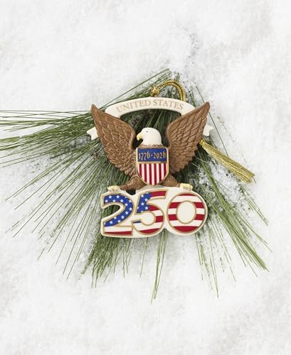 Lenox America's 250th Anniversary Eagle Hanging Christmas Ornament