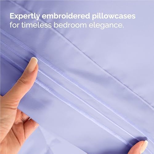 Full Size 4 Piece Sheet Set - Comfy Breathable & Cooling Sheets - Lavender