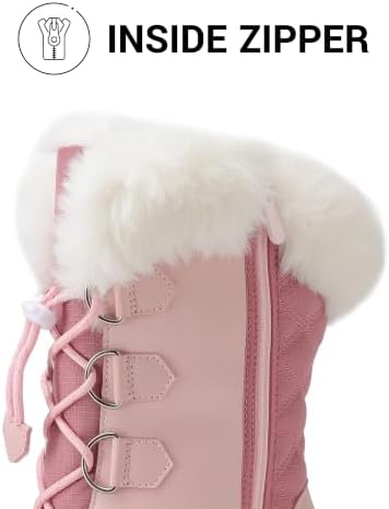 DREAM PAIRS Women's Waterproof Mid Calf Snow Boots