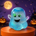 2026 Halloween Ghost Bao Glitter-Squishy Stress Balls Ghost Squishy Large Fidget Toy, Cute Ghost ebound Squeeze(Blue)