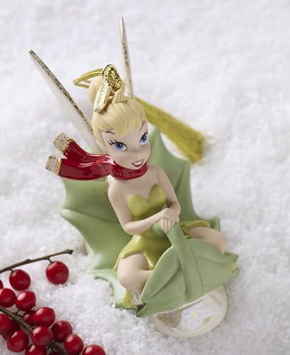 Lenox 2025 Disney Tinker Bell Sledding Christmas Hanging Ornament