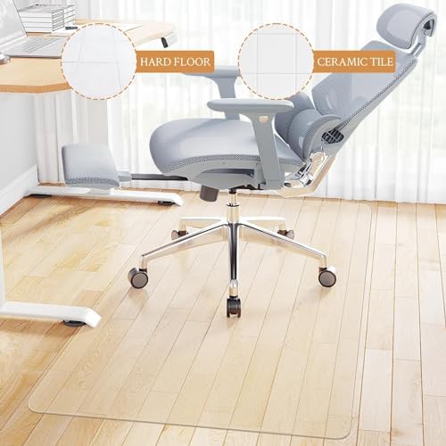 KMAT Office Chair Mat,Easy Glide Hard Wood Tile Floor Mats
