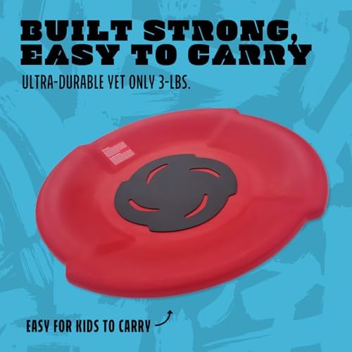 Flexible Flyer Roto Molded Snow Sled for Adults & Kids. Heavy Duty Plastic SNO Slider