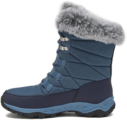 Lands' End Waterproof Insulated Womens Snow Boots, Winter Boots for Women