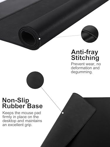 TopMade Wireless Charging Mouse Pad, 31.5"x15.75" XXL Large Desk Pad