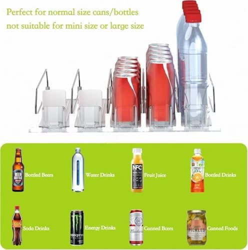 IBORING Drink Organizer for Fridge,Holds up to 30 Cans