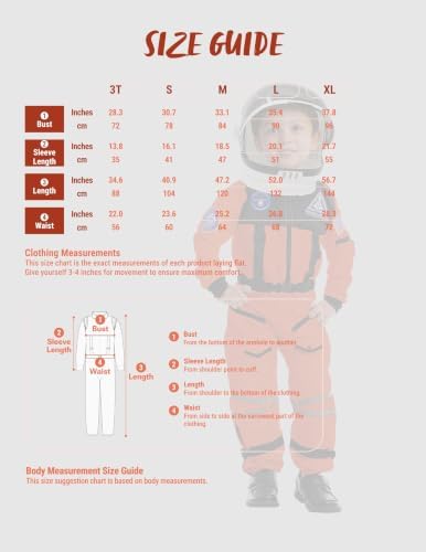 Spooktacular Creations Astronaut Costume with Helmet, Space Suit for Toddler, Kids Astronaut Halloween Costume for Cosplay