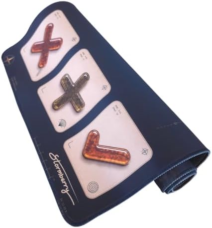Stormberry SWAP SPOT XL Squishy Trading Mat 14x24, Fossil Field